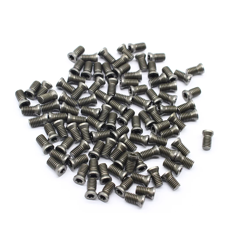 Six-Lobe screw M4.5 M4.5x8 plum screw CNC tool lathe turning 12.9 grade screw for milling cutter tool holder cutter
Six-Lobe screw M4.5 M4.5x8 plum screw CNC tool lathe turning 12.9 grade screw for milling cutter tool holder cutter