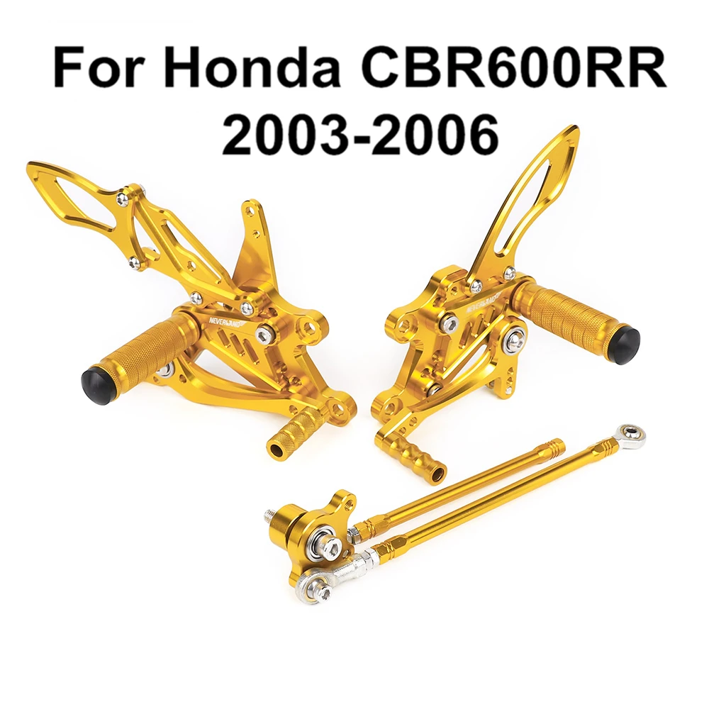 Gloden Design For Honda CBR600RR 2003 2004 2005 2006 Motorcycle CNC Adjustable Rider Rear Sets Rearset Footrest Foot Peg D45
Gloden Design For Honda CBR600RR 2003 2004 2005 2006 Motorcycle CNC Adjustable Rider Rear Sets Rearset Footrest Foot Peg D45