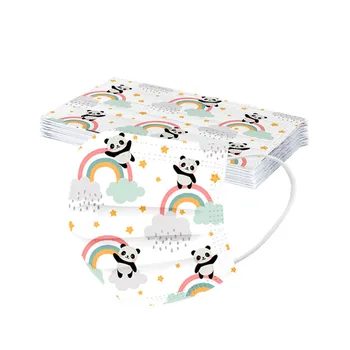 10pcs Rainbow Print Facemask Kids Cartoons Mask Disposable Non-woven Masks 3ply Breathable Protection Mascarilla Earloop Маски 
10pcs Rainbow Print Facemask Kids Cartoons Mask Disposable Non-woven Masks 3ply Breathable Protection Mascarilla Earloop Маски