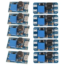 Converter MT3608 DC-DC Power Step-up Aupply Module for arduino Boost Step Up Board MT3608 28V Max Output 2A 10 PCS/LOT
Converter MT3608 DC-DC Power Step-up Aupply Module for arduino Boost Step Up Board MT3608 28V Max Output 2A 10 PCS/LOT