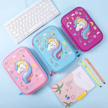 Waterproof unicorn pen bag children's stationery box cartoon primary and middle school students large capacity pencil case
Waterproof unicorn pen bag children's stationery box cartoon primary and middle school students large capacity pencil case