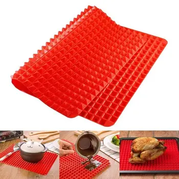 40x27cm BBQ Pyramid Bakeware Pan Nonstick Silicone Baking Mats Pads Mould Cooking Mat Oven Baking Tray Sheet Kitchen Tools
40x27cm BBQ Pyramid Bakeware Pan Nonstick Silicone Baking Mats Pads Mould Cooking Mat Oven Baking Tray Sheet Kitchen Tools