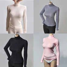 6 Color 1/6 Scale Female Tleneck Shirt High-necked Knit Sweater Elasticity Tops F 12'' Figures Tbleague Action Figure Clothes
6 Color 1/6 Scale Female Tleneck Shirt High-necked Knit Sweater Elasticity Tops F 12'' Figures Tbleague Action Figure Clothes