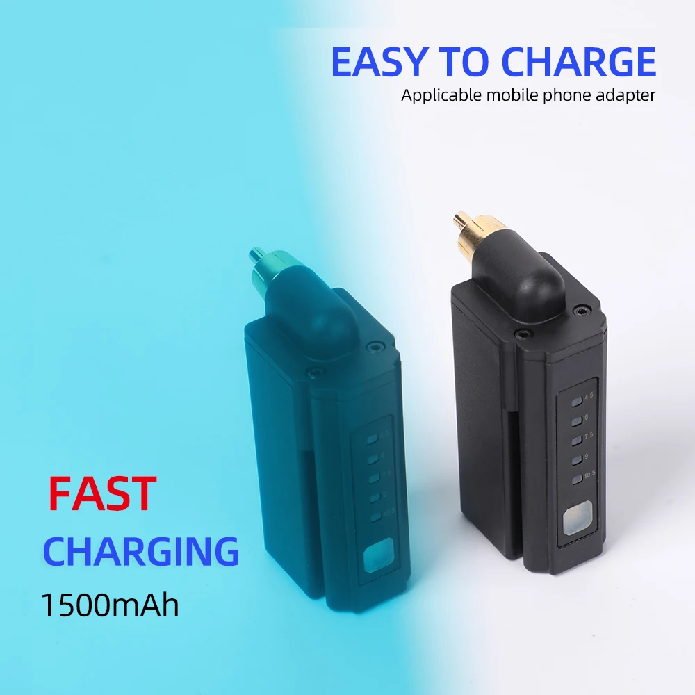 2019 Новый беспроводной мини блок питания для татуировки 1500 мАч RCA DC Подключение
