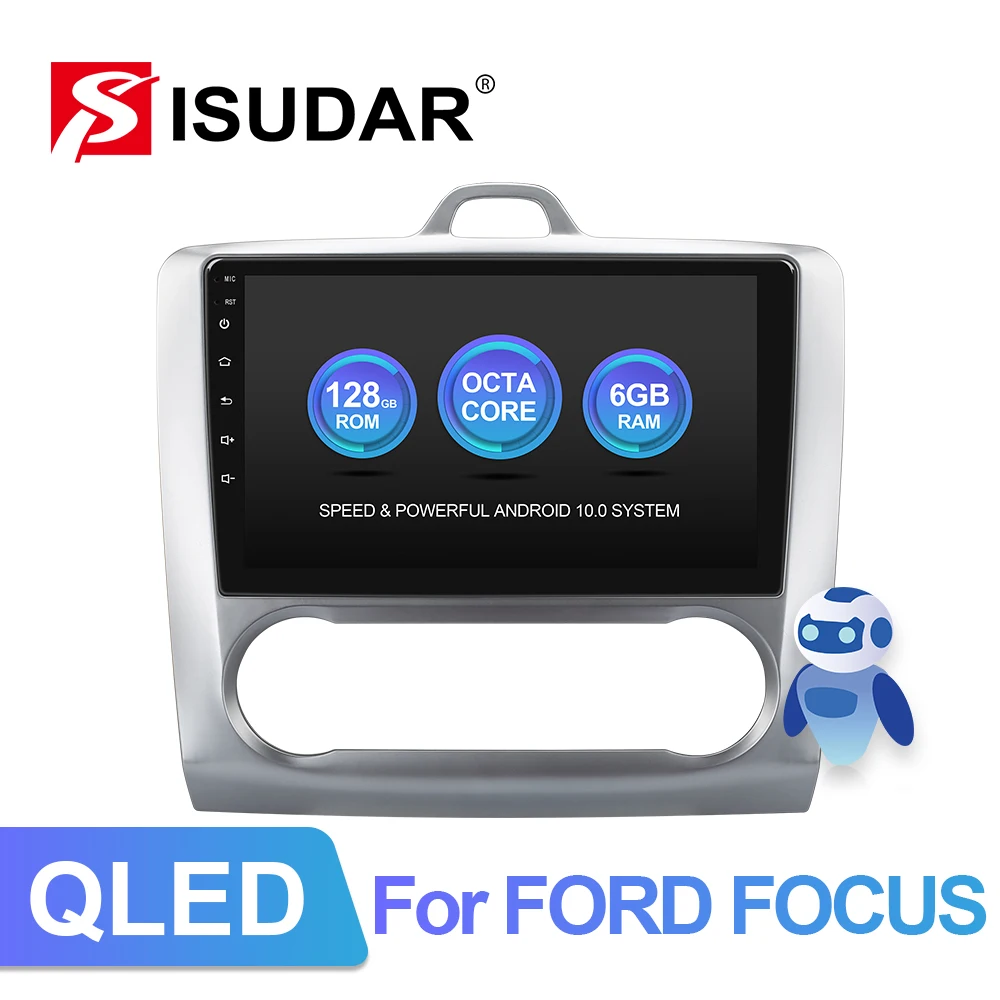 ISUDAR V72 QLED Android 10 Car Radio For Ford Focus 2 Mk 2 2004-2011 GPS Car Multimedia Player RAM 6G DVR Camera 4G NET No 2 din
ISUDAR V72 QLED Android 10 Car Radio For Ford Focus 2 Mk 2 2004-2011 GPS Car Multimedia Player RAM 6G DVR Camera 4G NET No 2 din