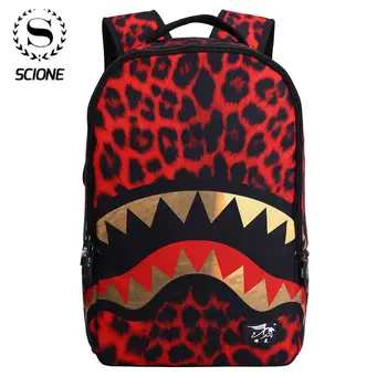 Scione Student School Bag Shark Leopard Printed Backpack Polyester Men Travel Bag Man Casual Notebook Bags Laptop Backpacks
Scione Student School Bag Shark Leopard Printed Backpack Polyester Men Travel Bag Man Casual Notebook Bags Laptop Backpacks