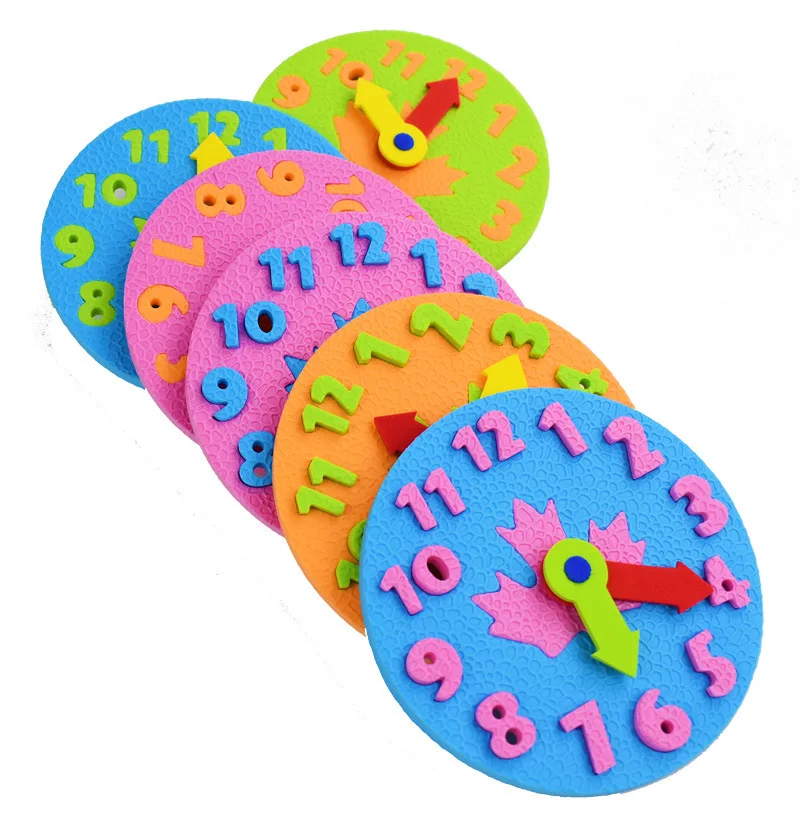 1 Piece Kids DIY Eva Clock Learning Education Toys Fun Jigsaw Puzzle Game for Children 3-6 Years Old
1 Piece Kids DIY Eva Clock Learning Education Toys Fun Jigsaw Puzzle Game for Children 3-6 Years Old