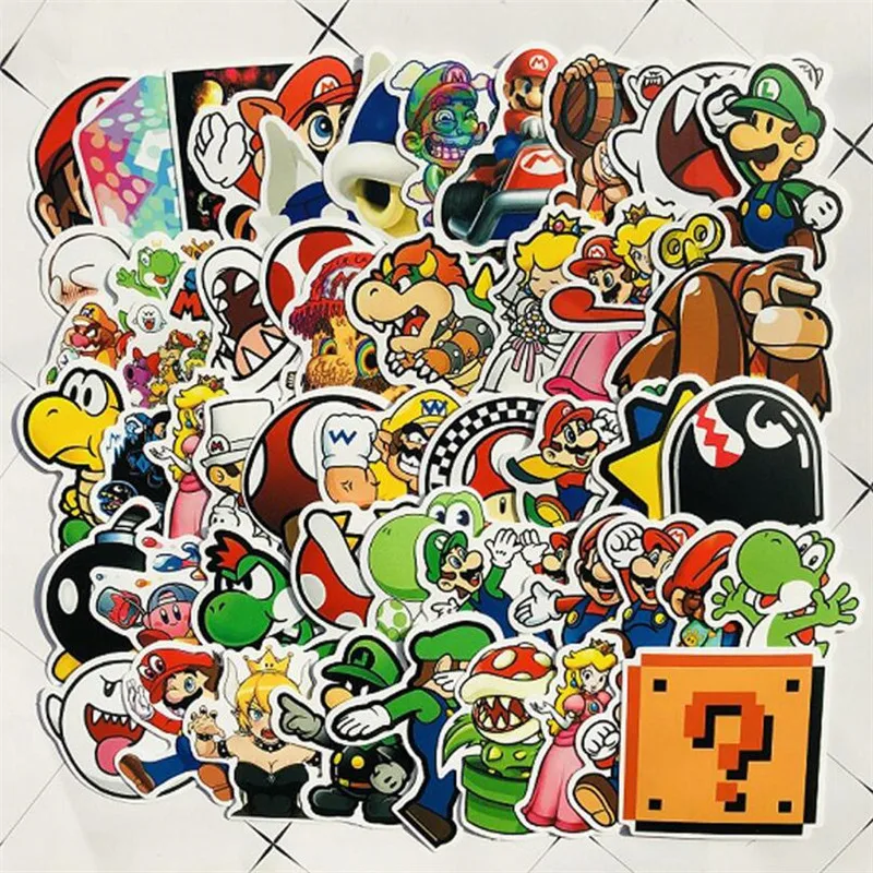 10/30/50PCS Mario Graffiti Personality Notebook Pole Box Helmet Cartoon Waterproof Stickers Wholesale
10/30/50PCS Mario Graffiti Personality Notebook Pole Box Helmet Cartoon Waterproof Stickers Wholesale