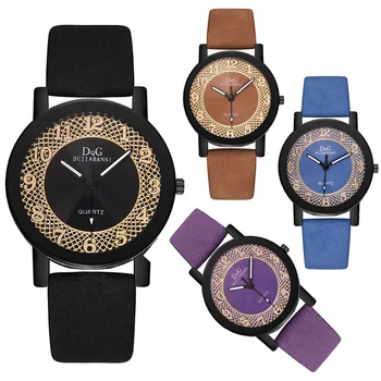 Fashion Woman's Watch Ladies Quartz Wristwatch Frosted Leather Strap Watch Female Casual Large Dial Watches
Fashion Woman's Watch Ladies Quartz Wristwatch Frosted Leather Strap Watch Female Casual Large Dial Watches