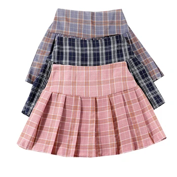 Slim Waist Pleated Skirt Womens High Waist Mini Skirts New Summer Female Plaid Skirts Casual A-Line Women's Girls Short Skirt
Slim Waist Pleated Skirt Womens High Waist Mini Skirts New Summer Female Plaid Skirts Casual A-Line Women's Girls Short Skirt