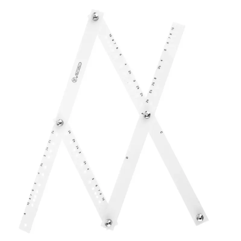 34cm Scale Drawing Ruler Artist Pantograph Folding Ruler Reducer Enlarger Tool Art Craft For Office School Supplies
34cm Scale Drawing Ruler Artist Pantograph Folding Ruler Reducer Enlarger Tool Art Craft For Office School Supplies