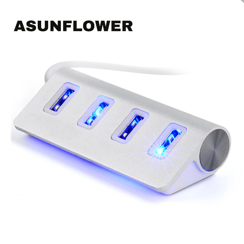 USB 2.0 HUB 4 Port High Speed Aluminum USB HUB For MacBook Pro Laptop Desktop HUB Computer Adapter Multi Port USB Splitter HUB 
USB 2.0 HUB 4 Port High Speed Aluminum USB HUB For MacBook Pro Laptop Desktop HUB Computer Adapter Multi Port USB Splitter HUB