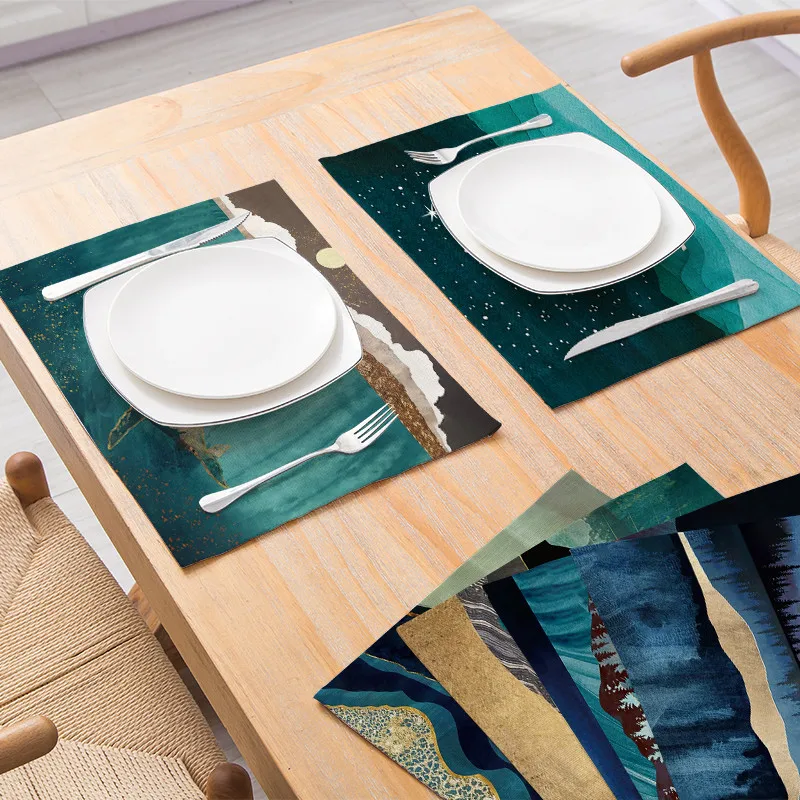 TTLIFE Japan Style Mountain Sea Pattern Placemat Drink Coasters Rectangle Bowl Cup Mat Table Accessories Tea Party Decorations
TTLIFE Japan Style Mountain Sea Pattern Placemat Drink Coasters Rectangle Bowl Cup Mat Table Accessories Tea Party Decorations