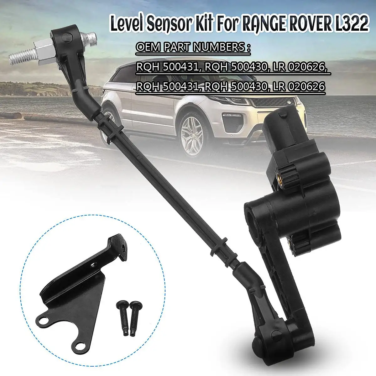 2X Left Right Air Suspension Height Car Sensor LR020627 RQH500421 RQH500420 LR020626 RQH500431 RQH500430 For Range Rover L322 
2X Left Right Air Suspension Height Car Sensor LR020627 RQH500421 RQH500420 LR020626 RQH500431 RQH500430 For Range Rover L322