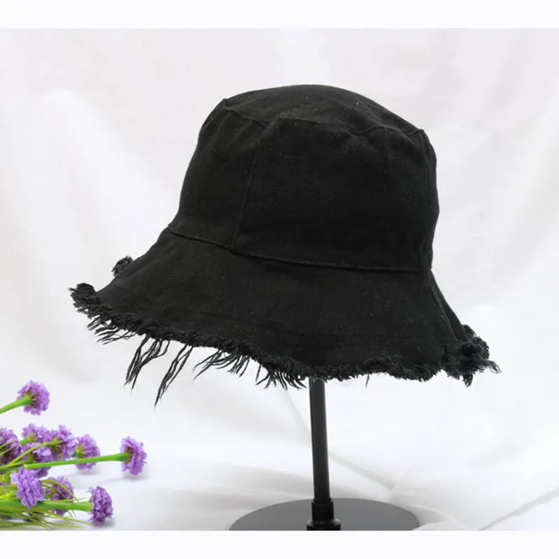 Bucket Hat Women Men Sun Hat Denim Solid color Summer Burr Wash Collapsible Fishing Cap Casual Fishermen Cap Brim pop Female
Bucket Hat Women Men Sun Hat Denim Solid color Summer Burr Wash Collapsible Fishing Cap Casual Fishermen Cap Brim pop Female