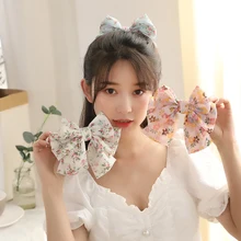 Fashion Women Hair Bow Ties Hairpins For Girls Headwear 3 Layers Bowknot Hair Clips Printing Barrettes Hair Accessories 
Fashion Women Hair Bow Ties Hairpins For Girls Headwear 3 Layers Bowknot Hair Clips Printing Barrettes Hair Accessories