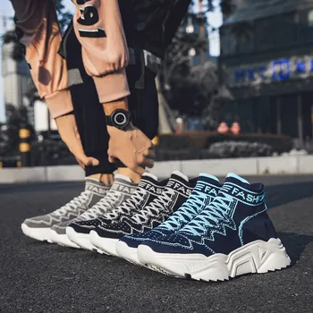 Mens Shoes Autumn Men Sneakers Ankle Boot for Man Fashion Black Casual Socks Dad Shoes Sneaker Male Dropshipping Tenis Masculino
Mens Shoes Autumn Men Sneakers Ankle Boot for Man Fashion Black Casual Socks Dad Shoes Sneaker Male Dropshipping Tenis Masculino