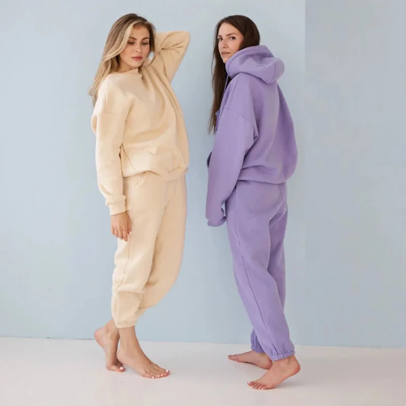 Toppies Women's Tracksuits Sports Pants Suit Casual Hoodies Fleece Sweatshirt Female Jacket Sweatpants Harajuku Clothes 2 pc Set
Toppies Women's Tracksuits Sports Pants Suit Casual Hoodies Fleece Sweatshirt Female Jacket Sweatpants Harajuku Clothes 2 pc Set