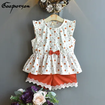 Gooporson Fashion Summer Little Girls Clothing Set Dots Bow Tie Shirt&lace Shorts Girls Ruffle Outfits Cute Children Clothes
Gooporson Fashion Summer Little Girls Clothing Set Dots Bow Tie Shirt&lace Shorts Girls Ruffle Outfits Cute Children Clothes