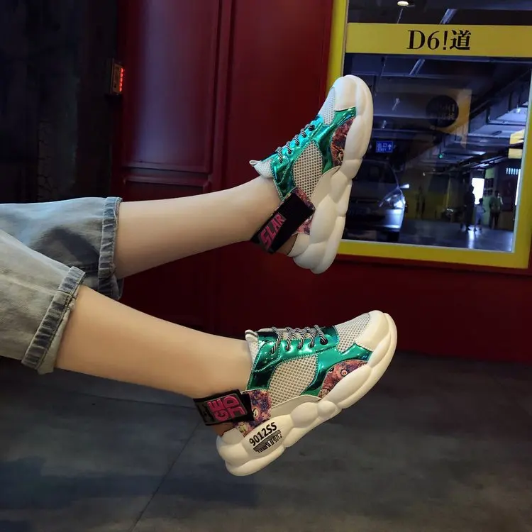 Breathable Mesh Dad Athletic Shoes Women's INS Versatile Summer 2019 New Style Running Network Red Fire Intellectual Smoked Tren
Breathable Mesh Dad Athletic Shoes Women's INS Versatile Summer 2019 New Style Running Network Red Fire Intellectual Smoked Tren