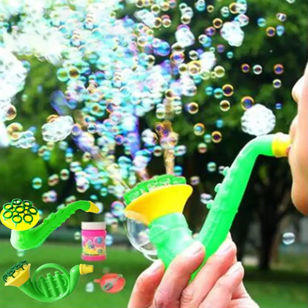 Saxophone Shape Children Kids Outdoors Bubble Maker Blower Machine Blowing Toy with Bubble Making Water kit set
Saxophone Shape Children Kids Outdoors Bubble Maker Blower Machine Blowing Toy with Bubble Making Water kit set