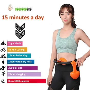 Repinklax Auto-Spinning Hoop Lose Weight Exercise Fitness Detachable Portable Smart Counting Loop Adjustable Slimming Exercise
Repinklax Auto-Spinning Hoop Lose Weight Exercise Fitness Detachable Portable Smart Counting Loop Adjustable Slimming Exercise