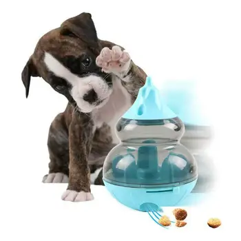 Pet Dogs Cats Bowl Feeder Tumbler Treat Ball Interactive Food Dispenser Dog Training Exercise Toy Pups Snack Feeder Playing 
Pet Dogs Cats Bowl Feeder Tumbler Treat Ball Interactive Food Dispenser Dog Training Exercise Toy Pups Snack Feeder Playing