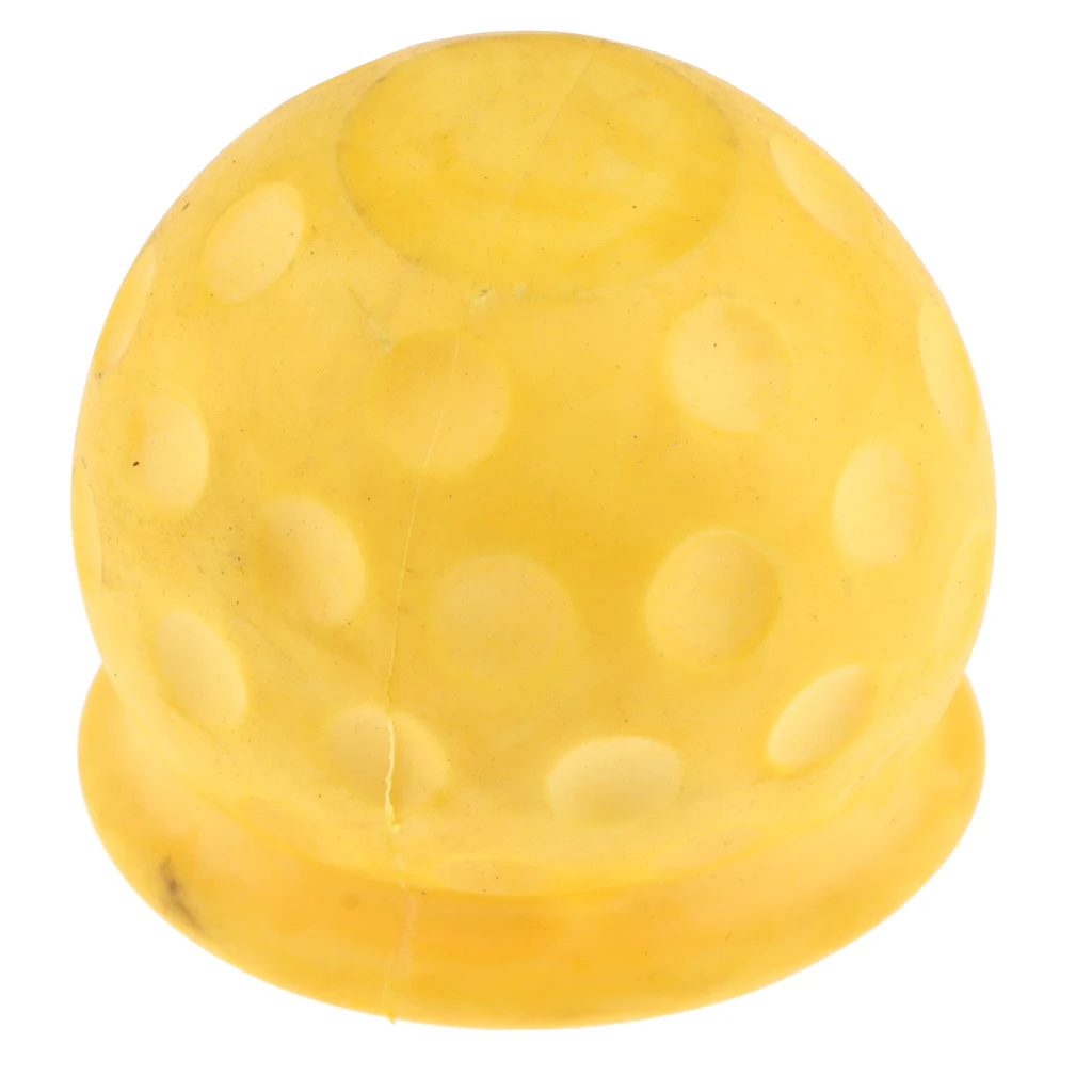 Tow Ball Bar Cap Cover Towing For Car Caravan Trailer Yellow Tow Ball Bar Cap Cover Towing For Car Caravan Trailer Yellow