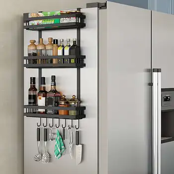 Refrigerator Side Rack Wall-mounted Multi-function Storage Holder Kitchen Paper Towel Shelf Rack Organizer
Refrigerator Side Rack Wall-mounted Multi-function Storage Holder Kitchen Paper Towel Shelf Rack Organizer