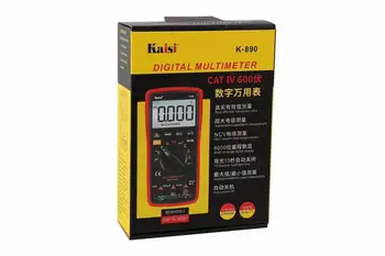 Kaisi 20000 count High precision automatic measuring range digital multimeter true RMS digital capacitor temperature measurement
Kaisi 20000 count High precision automatic measuring range digital multimeter true RMS digital capacitor temperature measurement