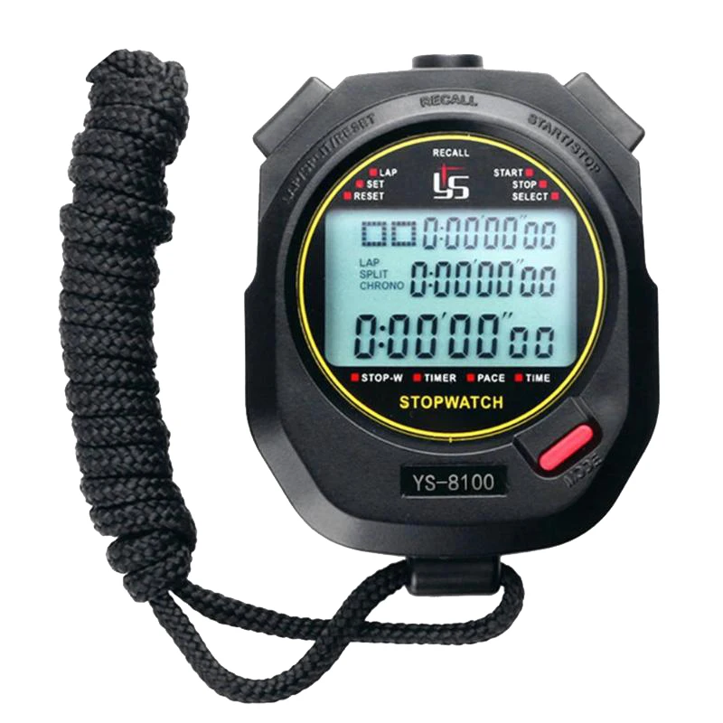 Digital Stopwatch Timer Multifunction Portable Outdoor Sports Running Training Timer Chronograph Stop Watch(Black)
Digital Stopwatch Timer Multifunction Portable Outdoor Sports Running Training Timer Chronograph Stop Watch(Black)