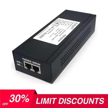30W Gigabit Single Port Power Over Ethernet PoE Injector, 802.3at PoE Injector, 10/100/1000Mbps, Connect to IP Cameras
30W Gigabit Single Port Power Over Ethernet PoE Injector, 802.3at PoE Injector, 10/100/1000Mbps, Connect to IP Cameras