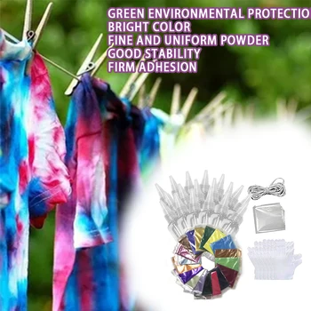 18 Bottles Tulip Permanent One Step Tie Dye Set DIY Kits Fabric Textile Craft Clothes Solo Projects Dyes Paint DIY Accessories
18 Bottles Tulip Permanent One Step Tie Dye Set DIY Kits Fabric Textile Craft Clothes Solo Projects Dyes Paint DIY Accessories