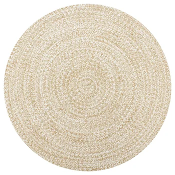 150 cm Carpet handmade jute white and natural For Home Hotel Floor Protection Living Room Decor Washable Carpet
150 cm Carpet handmade jute white and natural For Home Hotel Floor Protection Living Room Decor Washable Carpet