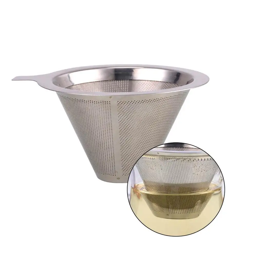 1 Pcs Tea Infuser Basket Extra Fine Mesh Tea Infuser with Handle Reusable Stainless Steel Coffee Tea Infusing Filter Cup
1 Pcs Tea Infuser Basket Extra Fine Mesh Tea Infuser with Handle Reusable Stainless Steel Coffee Tea Infusing Filter Cup