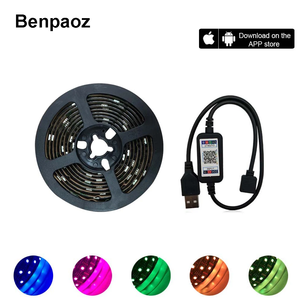 Светодиодный мобильный телефон Benpaoz Bluetooth контроллер светодиодный полосы