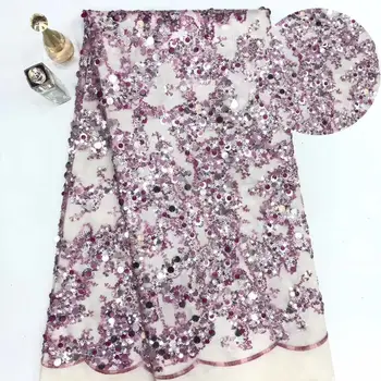 high quality embroidered net lace fabric with shining sequins african lace nigeria tulle net fabric for fashion dress
high quality embroidered net lace fabric with shining sequins african lace nigeria tulle net fabric for fashion dress