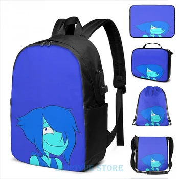 Funny Graphic print steven universe - Lapis USB Charge Backpack men School bags Women bag Travel laptop bag 
Funny Graphic print steven universe - Lapis USB Charge Backpack men School bags Women bag Travel laptop bag