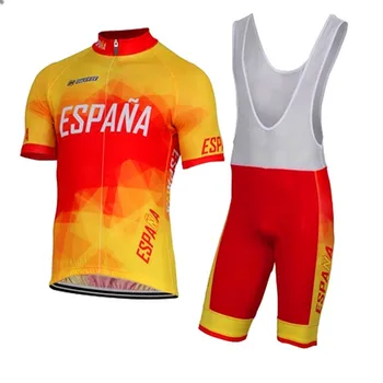 ESPANA cycling clothing pro team men cycling jersey set ropa de ciclismo summer short sleeve bib shorts bike mtb jersey clothing
ESPANA cycling clothing pro team men cycling jersey set ropa de ciclismo summer short sleeve bib shorts bike mtb jersey clothing