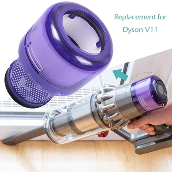 2Pcs Filters Replacement for Dyson V11 SV14 Animal Torque Drive Vacuum Cleaner Kit with 2 Cleaning Brush & 1 Screwdriver 
2Pcs Filters Replacement for Dyson V11 SV14 Animal Torque Drive Vacuum Cleaner Kit with 2 Cleaning Brush & 1 Screwdriver