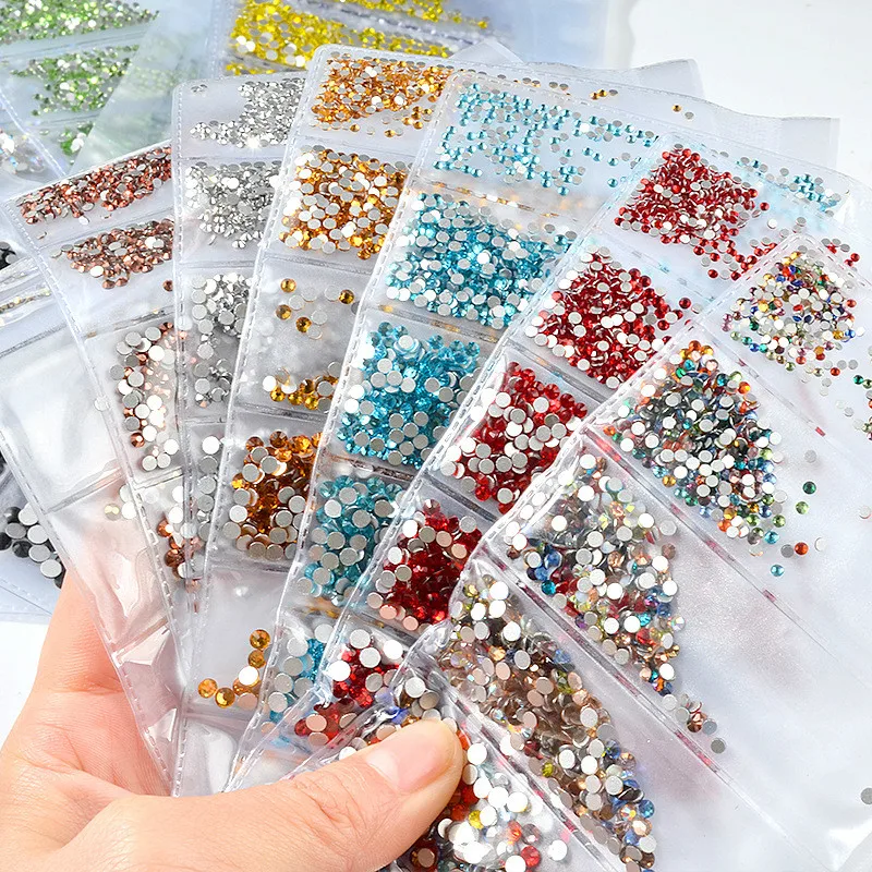 Flat glass RhinestonesNail Rhinestones Flat Bottom Colorful Crystal Glass Gems For DIY UV Gel 3D Nail Accessories
Flat glass RhinestonesNail Rhinestones Flat Bottom Colorful Crystal Glass Gems For DIY UV Gel 3D Nail Accessories