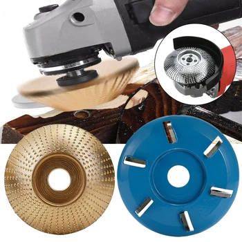 2Pcs/Lot Wood Sanding Carving Shaping Disc For Angle Grinder 16mm Bore with Six Teeth Wood Carving Milling Cutter
2Pcs/Lot Wood Sanding Carving Shaping Disc For Angle Grinder 16mm Bore with Six Teeth Wood Carving Milling Cutter