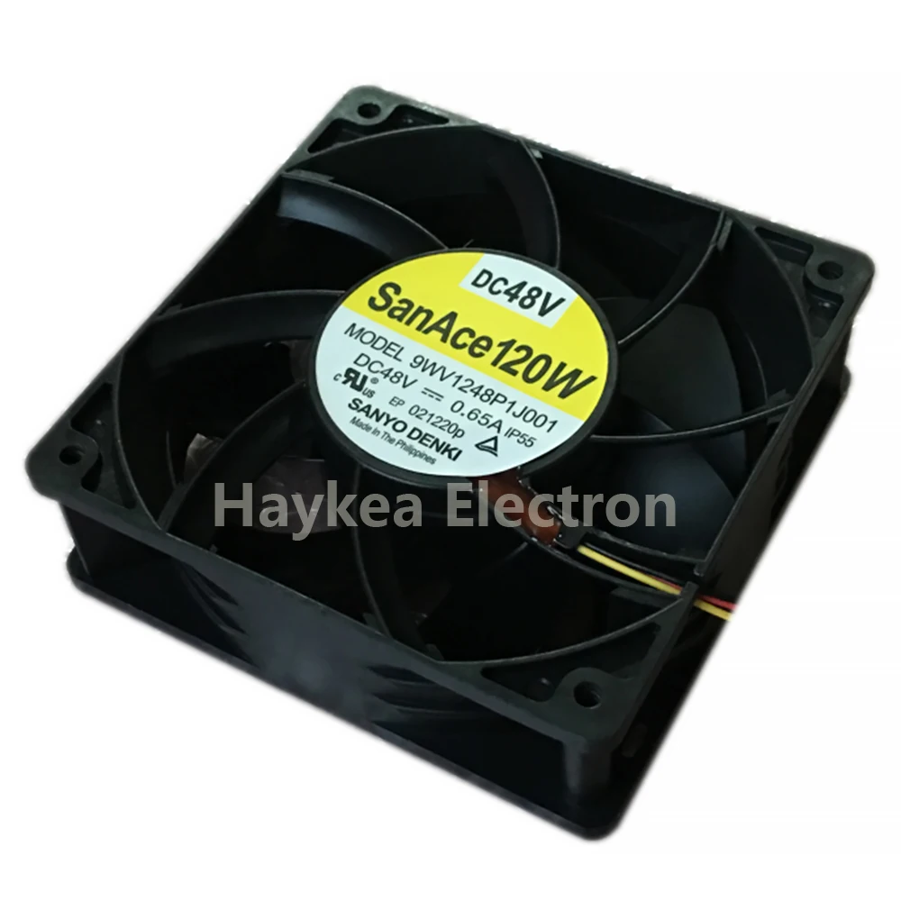 Original For Sanyo 9WV1248P1J001 12038 48V 0.65A 12CM IP55 waterproof cooling fan
Original For Sanyo 9WV1248P1J001 12038 48V 0.65A 12CM IP55 waterproof cooling fan