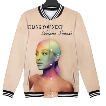 3D Printing Ariana Grande Baseball Uniform men Polyester Casual Slim Baseball Jacket Fashion New Casual Harajuku Streetwear
3D Printing Ariana Grande Baseball Uniform men Polyester Casual Slim Baseball Jacket Fashion New Casual Harajuku Streetwear