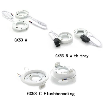 GX53 Cupboard Lamp Bases Holder Wine Cabinet Holder Copper Wire ABS LED Light Base for Gx53 Led Light
GX53 Cupboard Lamp Bases Holder Wine Cabinet Holder Copper Wire ABS LED Light Base for Gx53 Led Light