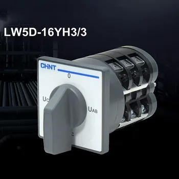Chnt universal changeover switch three-speed changeover switch lw5d-16 yh3/3 3-speed three-section 16A current voltage CZ1
Chnt universal changeover switch three-speed changeover switch lw5d-16 yh3/3 3-speed three-section 16A current voltage CZ1