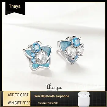 Thaya Original Design Earring 925 Sterling Silver Romantic Breast Flower Zircon Earring For Women Sliver Earrings Fine Jewelry
Thaya Original Design Earring 925 Sterling Silver Romantic Breast Flower Zircon Earring For Women Sliver Earrings Fine Jewelry