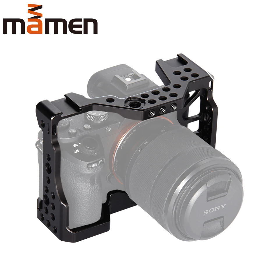 MAMEN Aluminum Alloy Camera Cage Video Stabilizer 1/4" Screw with Cold Shoe Mount for Sony A7I / A7II / A7III Camera Stabilizer
MAMEN Aluminum Alloy Camera Cage Video Stabilizer 1/4" Screw with Cold Shoe Mount for Sony A7I / A7II / A7III Camera Stabilizer