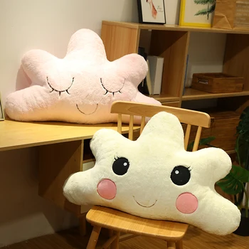 Cute Decor Plush Cloud Pillow 80cm Pink White Eyes Closed Open Home Family Office Nap Sleeping Throw Pillow
Cute Decor Plush Cloud Pillow 80cm Pink White Eyes Closed Open Home Family Office Nap Sleeping Throw Pillow