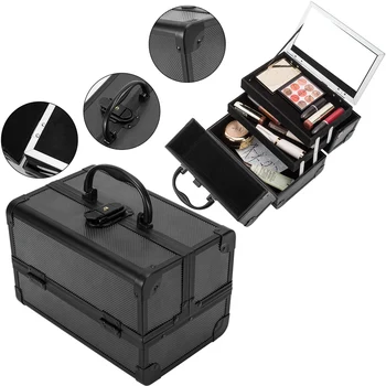 9inch Makeup Case Portable Cosmetic Storage Box With Mirror Rays Home Travel Double Open Makeup Storage Box
9inch Makeup Case Portable Cosmetic Storage Box With Mirror Rays Home Travel Double Open Makeup Storage Box